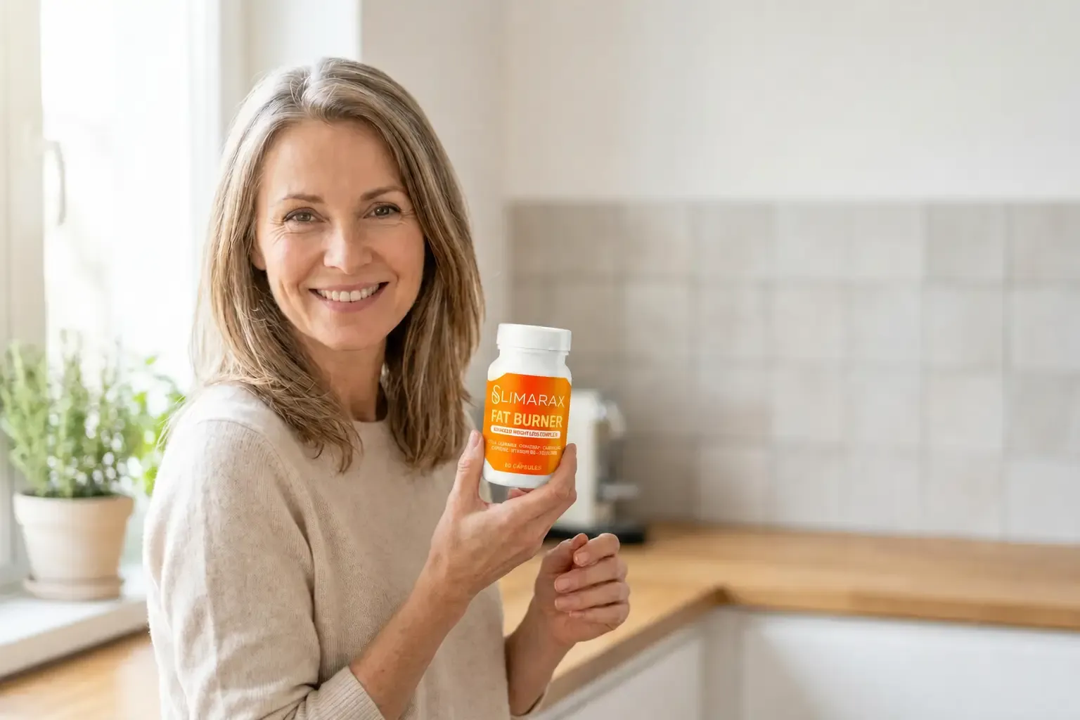 Illustratie van de Slimarax-formule en ondersteuning voor de dagelijkse routine